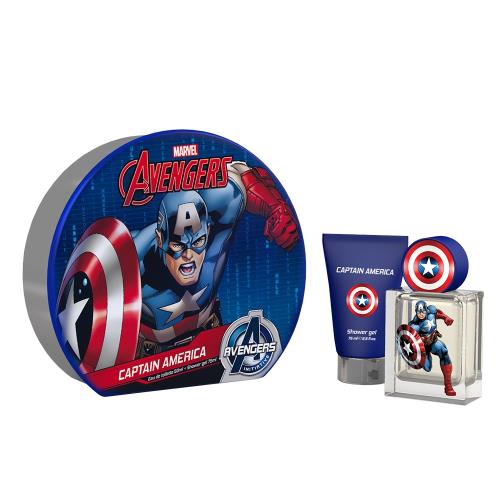 MARVEL CAPTAIN AMERICA 美國隊長 淡香水禮盒 (淡香水50ml+沐浴膠75ml)