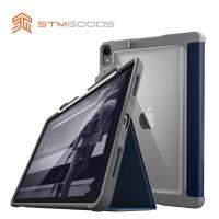 澳洲【STM】Dux Plus 系列 iPad Pro 11吋 專用軍規防摔保護殼 可收納Apple Pencil (深藍)
