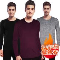 阿莎布魯 K-991男款 圓領抗寒保暖發熱衣 舒適彈性 時尚穿搭 舒適柔感 吸濕排汗 (超值1入)