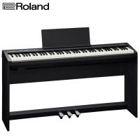 【Roland 樂蘭】FP-30 數位電鋼琴 黑色88鍵 含腳架組及琴椅(內附安裝說明書)