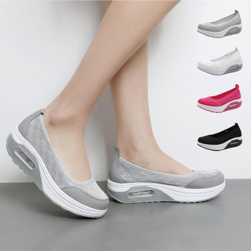 JH 休閒氣墊厚底搖搖女鞋