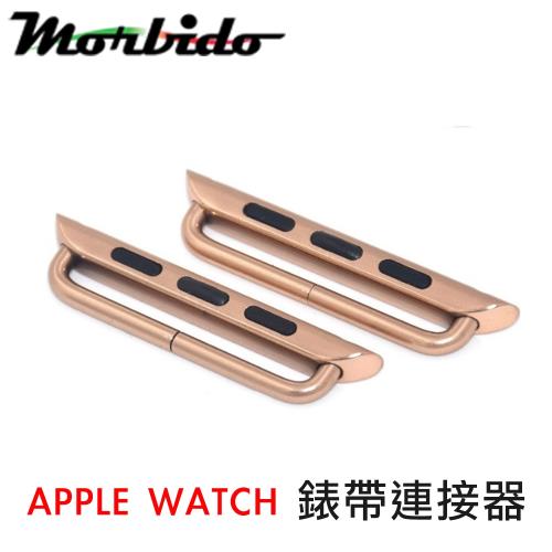 Morbido蒙彼多 Apple Watch 38mm 金屬錶帶連接器(螺絲式/玫瑰金)