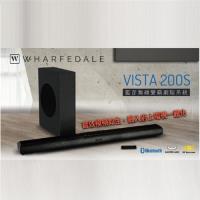 【Wharfedale】Vista200S/Vista 200S聲霸(藍芽無線SOUNDBAR+超低音)