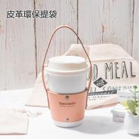 正牛皮革環保提袋 飲料提袋-原色