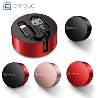 CAFELE 全新高顏值金屬充電傳輸線!! Apple Lightning接頭 伸縮充電線 適用手機 平板電腦 輕巧時尚好收納