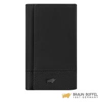 BRAUN BUFFEL 邦尼系列鎖圈鑰匙包 -幻影黑 BF322-105-BK