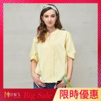 MONS成熟內斂立體剪裁100%純棉上衣
