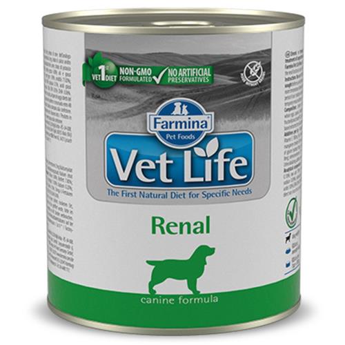 Farmina 法米納　Vet Life 腎臟配方 獸醫寵愛天然處方系列 (犬用) FD-9033 主食罐/狗罐頭 300g－6罐