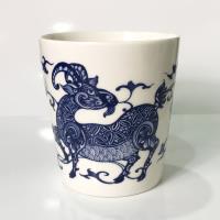 青花皇后楊莉莉-羊 生肖杯~吉羊如意