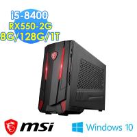 msi微星 Nightblade RX550-2G電競桌機(i5-8400/8G/128G+1T/RX550-2G/Win10)