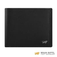 BRAUN BUFFEL 安卓系列4卡零錢袋皮夾 -太空黑 BF312-315-BK