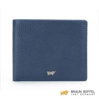 BRAUN BUFFEL PLAYA佩雅系列8卡短夾 -深藍色 BF303-313-MAR