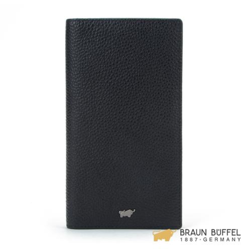 BRAUN BUFFEL  PLAYA佩雅系列15卡長夾 -黑色 BF303-631-BK