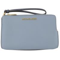 MICHAEL KORS Jet Set 撞色手提雙層大手拿包.深藍/藍