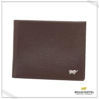 BRAUN BUFFEL 提貝里烏斯系列12卡透明窗短夾 -棕色 BF166-C317-SL
