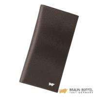 BRAUN BUFFEL 提貝里烏斯系列17卡零錢長夾 -棕色 BF166-C301-SL