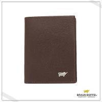 BRAUN BUFFEL 提貝里烏斯系列八卡短夾 -棕色 BF166-C313-SL