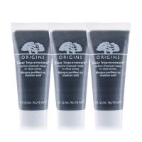 ORIGINS 品木宣言 泥娃娃活性碳面膜(15ml)X3