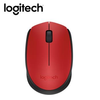 【logitech 羅技】M171 無線滑鼠 紅