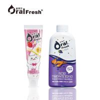 Oral Fresh歐樂芬 Kid 天然安心兒童牙膏60g+兒童漱口水200ml