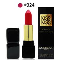 GUERLAIN嬌蘭 KISSKISS法式之吻唇膏3.5g 贈隨機化妝包 #324