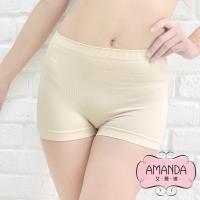 AMANDA艾曼達 無縫超彈性中腰四角平口褲/安全褲 Free
