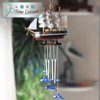 Time Leisure 地中海風格帆船風鈴/裝飾風鈴/掛飾吊飾 顏色隨機