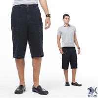 NST Jeans 日式波達風 側袋x斜口袋 七分褲(中高腰 鬆緊帶 寬版) 002(9472)