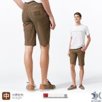 【NST Jeans】溫柔冷咖啡色 MUJI風 咖啡色休閒短褲(中腰) 390(9459)