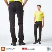【NST Jeans】夏季薄款 黑色德瑞克 彈性休閒長褲(中低腰窄版) 380(5687)