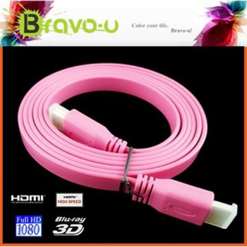 HDMI to HDMI 1.8M-繽紛炫彩影音傳輸超扁線