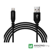 AmazingThing Apple Lightning 原廠認証傳輸線(MFi 認證)(4M/鐵灰)