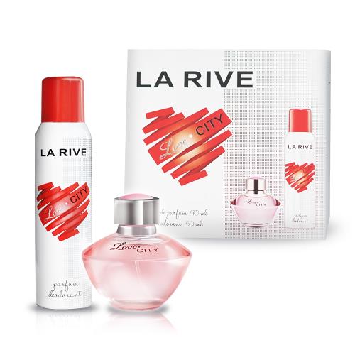 LA RIVE 城市水漾香氛禮盒超值組(淡香精90ml+香氛噴霧150ml)