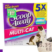 SCOOP AWAY 超凝結貓砂 14LB(6.35kg)*2盒