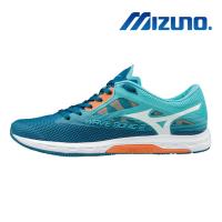 【MIZUNO 美津濃】WAVE SONIC 2 女馬拉松鞋 湖水藍 U1GD193501