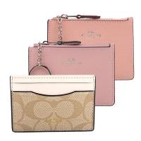 COACH 馬車LOGO L型拉鍊手拿包(任選)