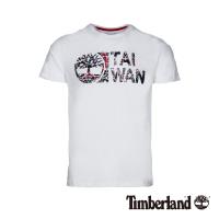 Timberland男款白色台灣字母X品牌Logo T-ShirtA1X3CG08