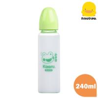 黃色小鴨 Piyo Piyo -哈皮蛙 標準口徑葫蘆玻璃奶瓶240ml