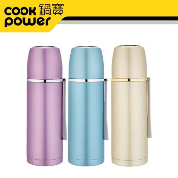 【CookPower鍋寶】316超真空彈頭保溫瓶400ml(三色任選)