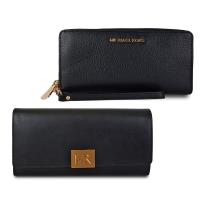 Michael Kors 人氣專櫃款素面長夾-多款任選