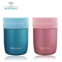BUFFALO牛頭牌 304不鏽鋼食物保溫保冰罐400ml(粉/藍)
