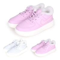 NIKE FORCE 1 18 SE-TD 女兒童運動鞋-保暖 慢跑 童鞋