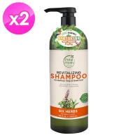 美國沛特斯有機成份草本複方強健洗髮精(1000ml/34oz) 2入組