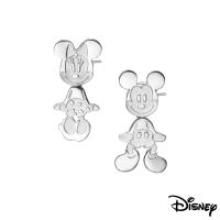 Disney迪士尼系列銀飾 純銀耳環-搖擺米奇款