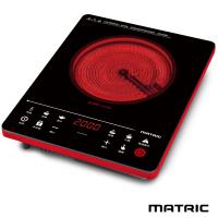松木MATRIC-微電腦黑晶電陶爐(不挑鍋具)MG-HH1203-(福利品)