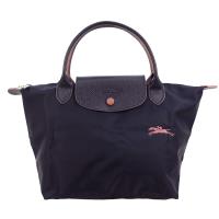 LONGCHAMP Le Pliage 短把摺疊水餃包(小/藍莓)
