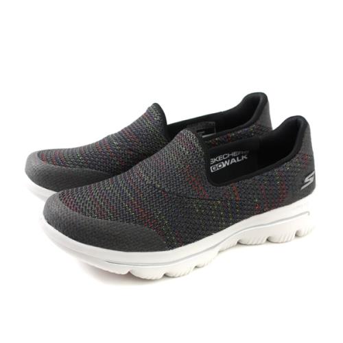 SKECHERS GOWALK 運動鞋 懶人鞋 女鞋 針織 灰色 15758BKMT no945