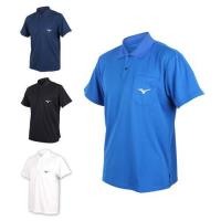 MIZUNO 男短袖POLO衫-短袖上衣 高爾夫 網球 美津濃
