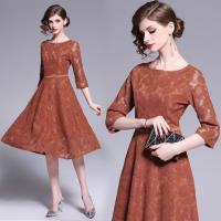 【M2M】高雅飄逸感蕾絲緹花洋裝M-2XL