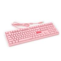 Ducky Zero 3108 108鍵PBT機械式鍵盤/粉色側刻/茶軸/中文/無光